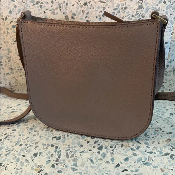 Kate Spade Orchard Street Hemsley Crossbody Taupe Pebbled - Picture 7 of 8